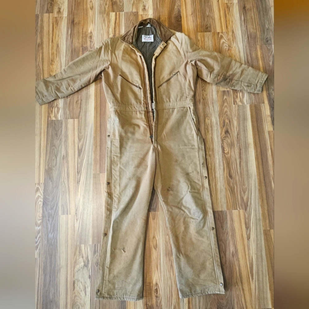 Walls Vintage Coveralls, Duck Canvas Blizzard Pruf, Made in USA